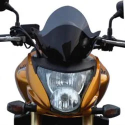 Bullster Windscreen - Naked Bike - Black Smoke