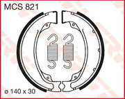Trw Mcs821 Organic Brake Shoes Set - Rear