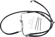 Drag Specialties Extended Brake Line Kit - Black Vinyl