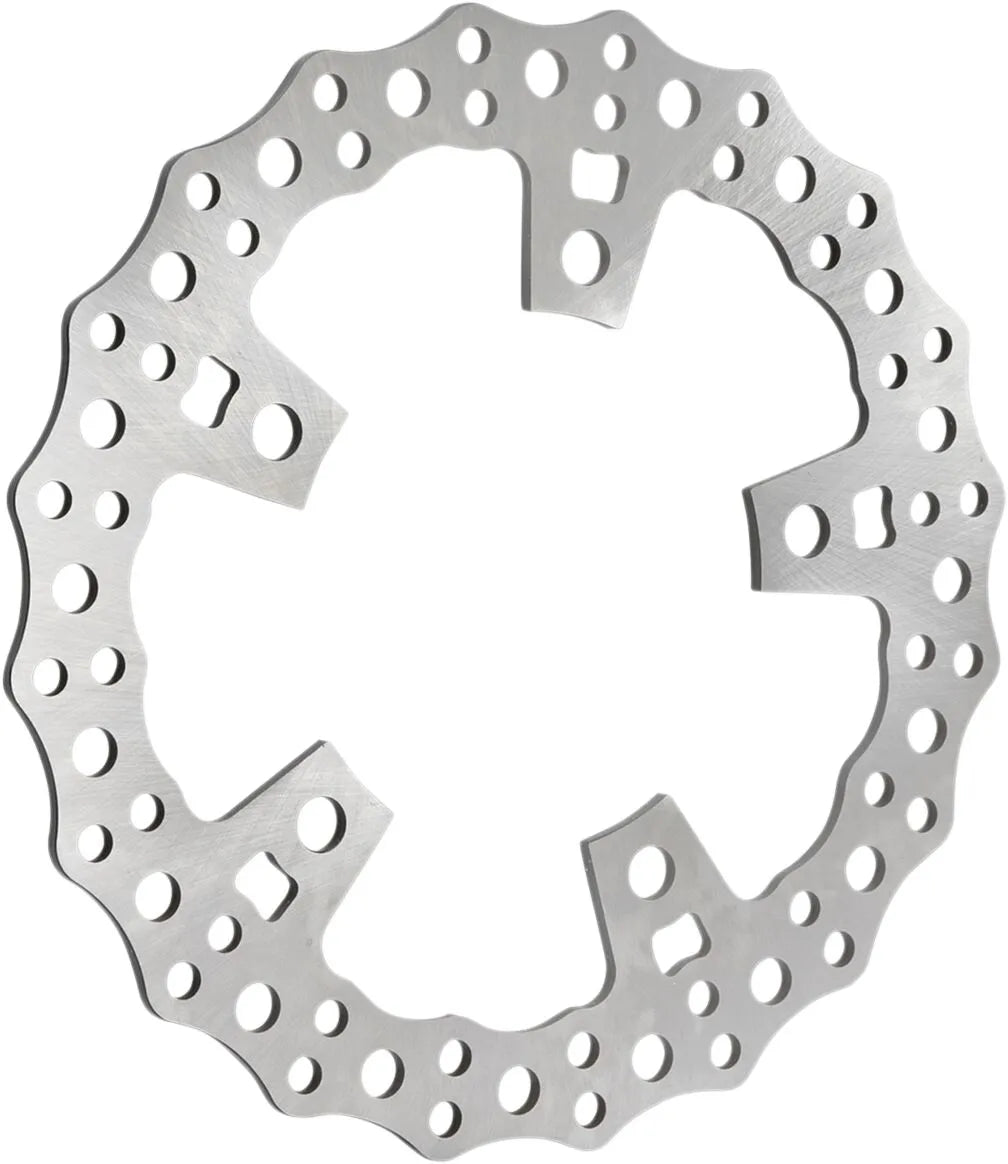 Arlen Ness Jagged Floating Rotor For V-twin - Front