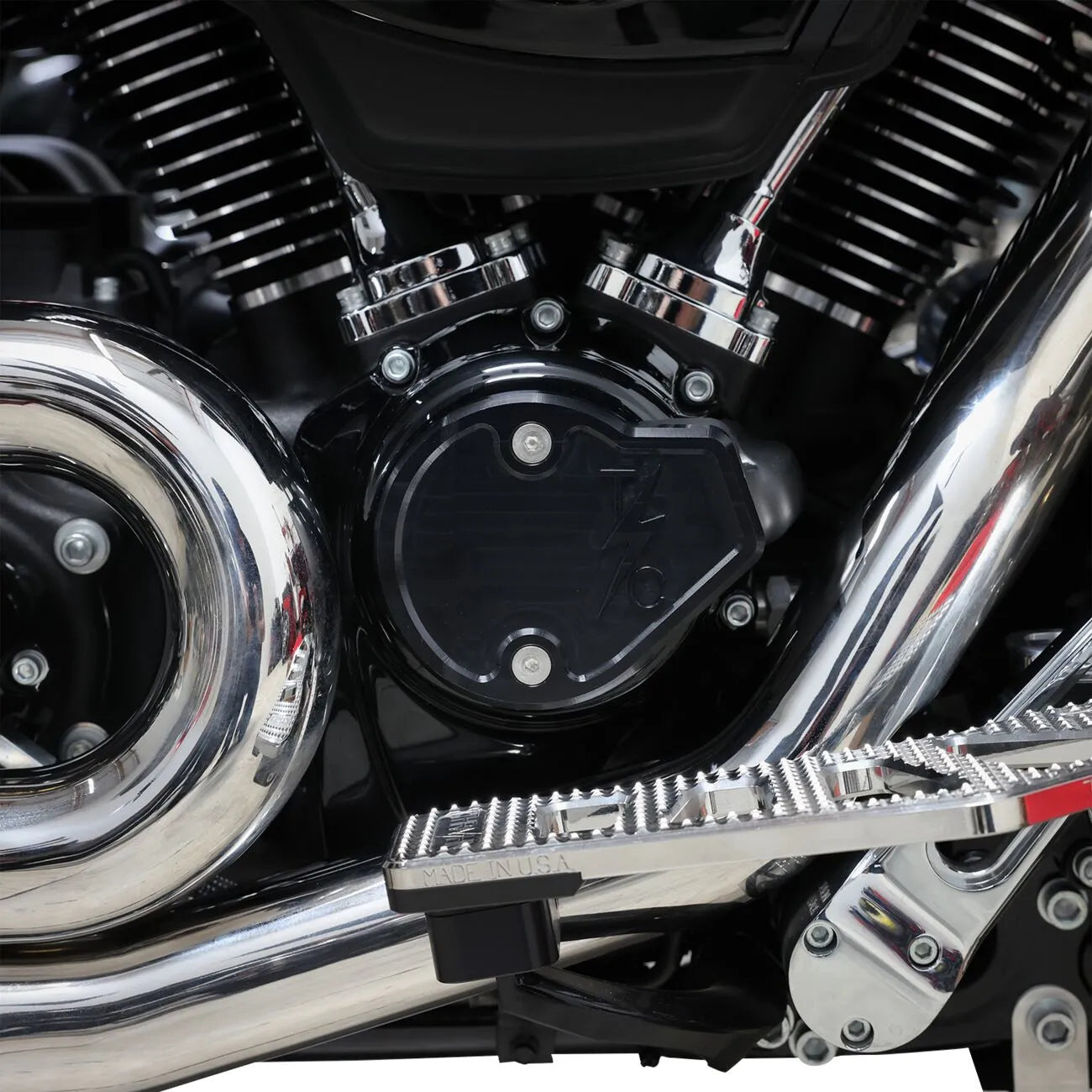 Thrashin Supply Co. Cam Cover - Black Anodized