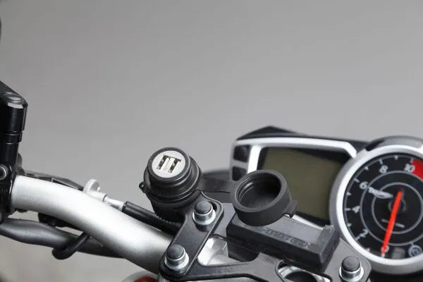 Sw-Motech Dual USB Charging Socket with Cable Harness