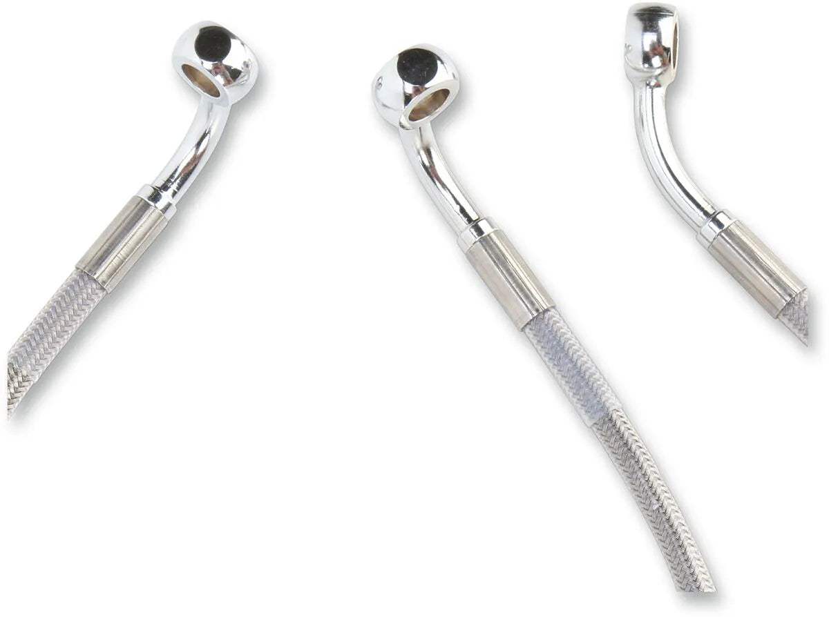 Drag Specialties Extended Brake Line Kit - Stainless Steel