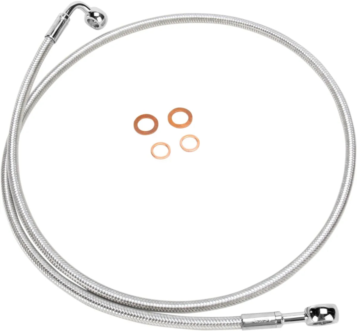 Magnum Shielding Braided Brake Line For Non-abs Models