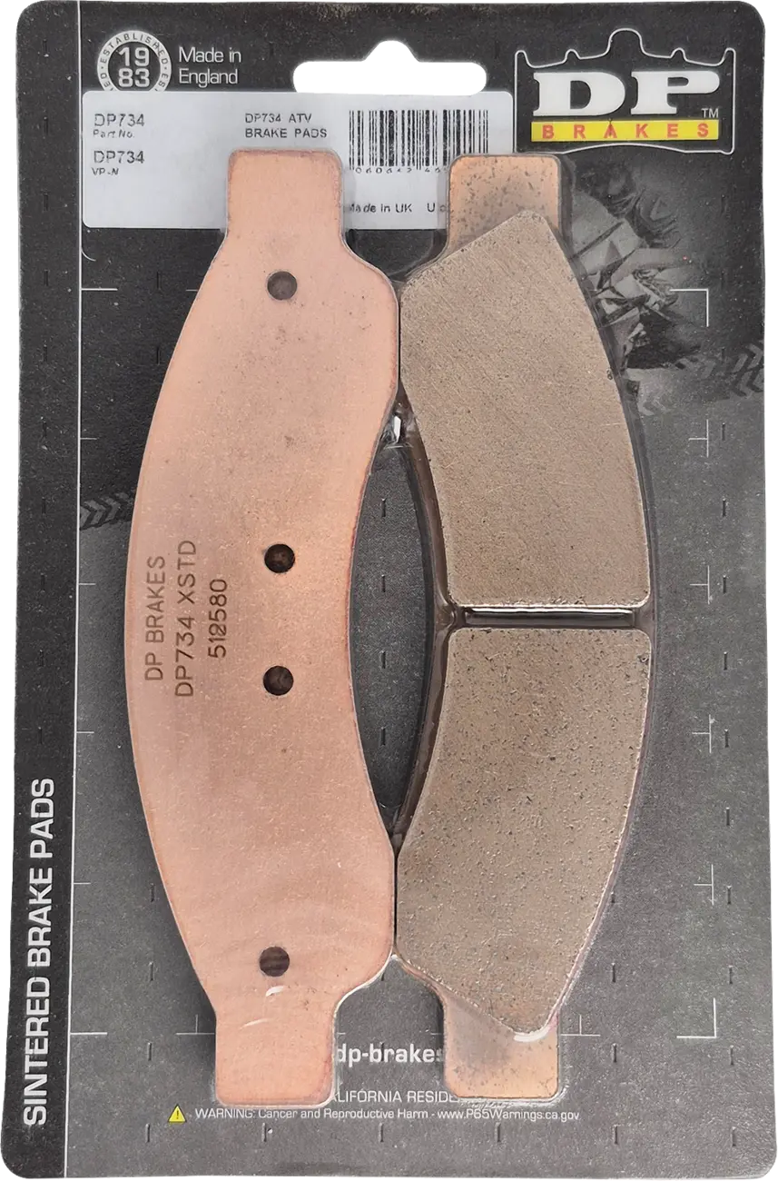 Dp Brakes Atv/utv Sintered Metal Brake Pads - Front