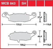 Trw Sh Series Sintered Rear Brake Pads - Rear