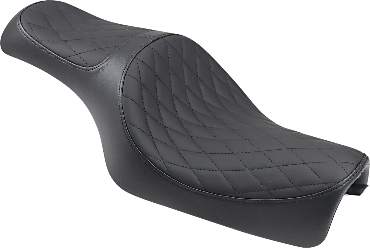 Drag Specialties Caballero 2-up Vinyl Seat - For Harley Davidson