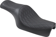 Drag Specialties Caballero 2-up Vinyl Seat - For Harley Davidson