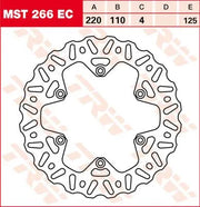 Trw Ec Cross Design Brake Rotor - Rear
