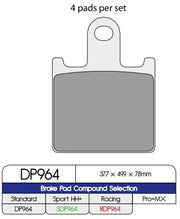 Dp Brakes Standard Sintered Metal Brake Pads - Front