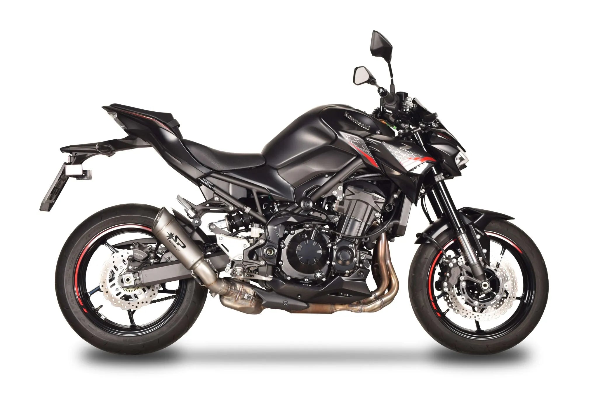 Spark Grid-o Slip-on Muffler Titanium - ECE Street Legal Approved