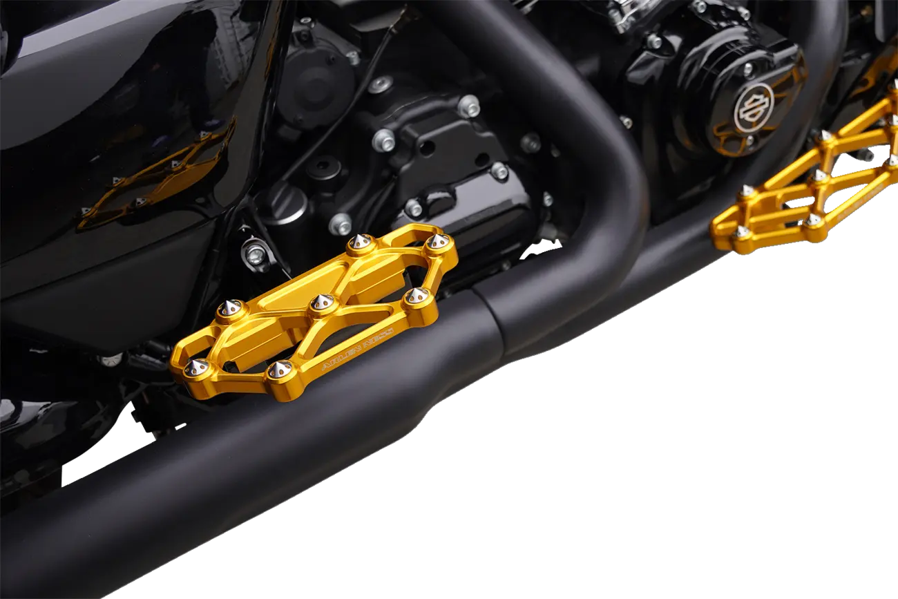 Arlen Ness Diamond Floorboards - Gold