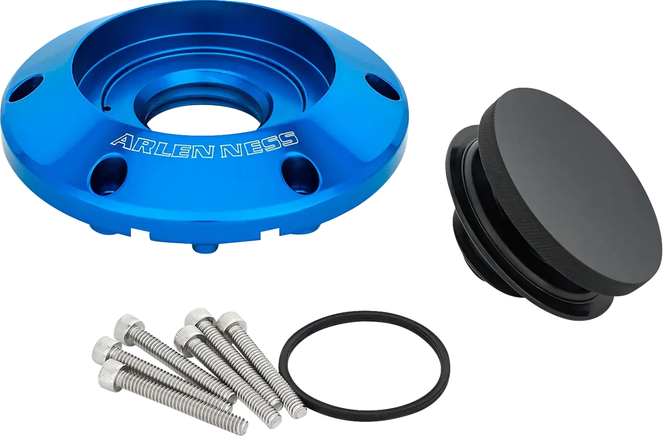 Arlen Ness Pop-up Gas Cap Blue