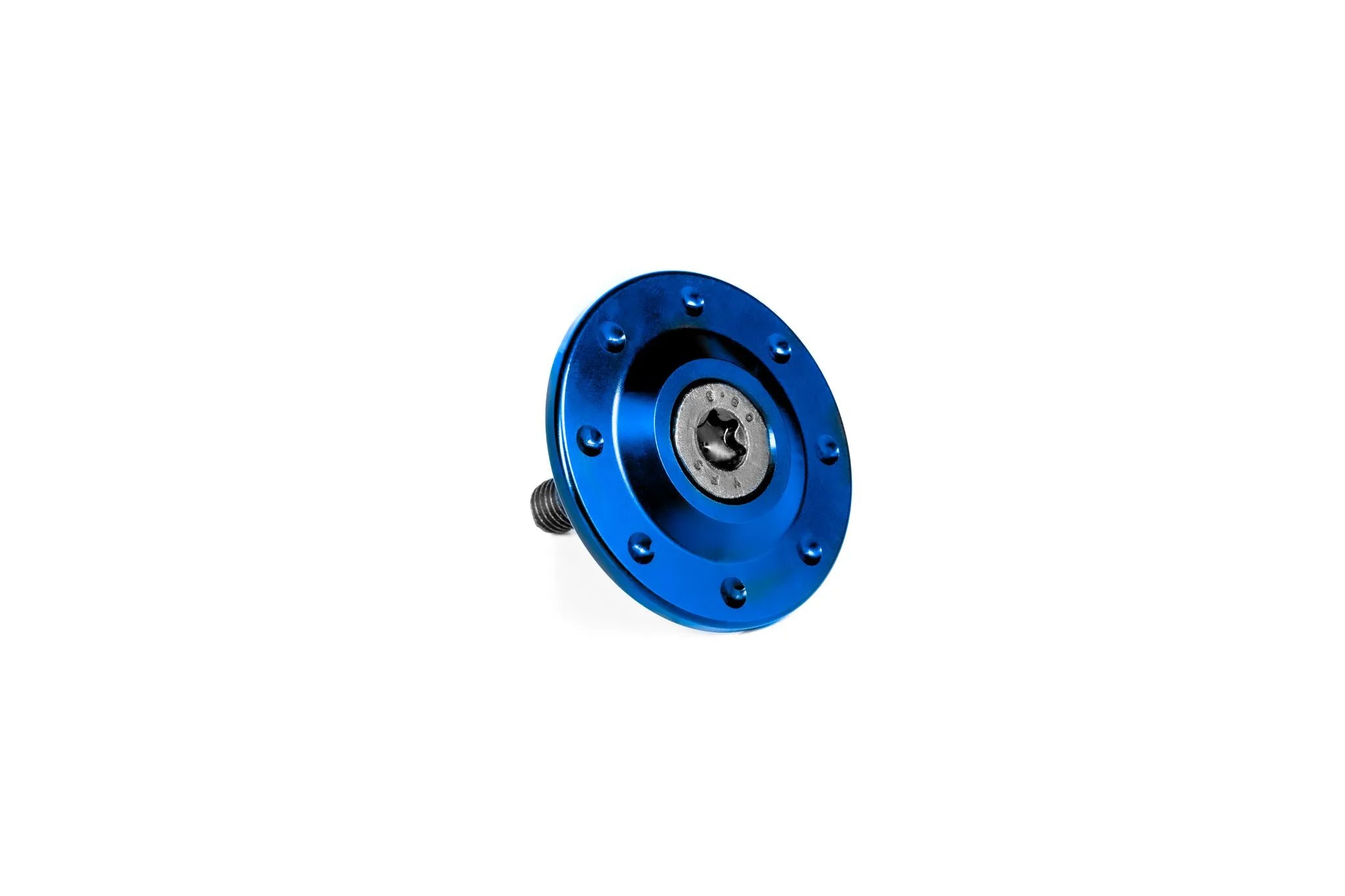 Gilles Tooling Exhaust Bracket Cover Kit - Blue Aluminum