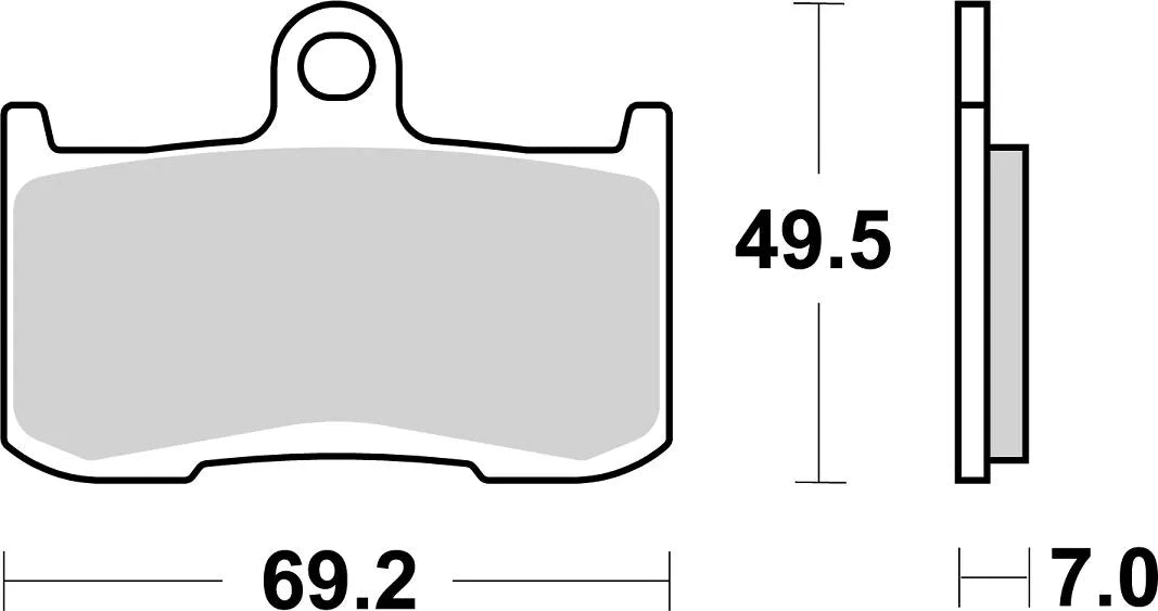 Sbs Rst Brake Pads For Sport & Touring Bikes - Front