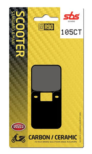 Sbs Ct Scooter Carbon Tech Organic Brake Pads - Front & Rear