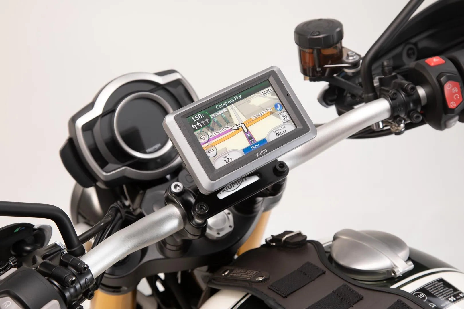 Sw-motech Handlebar Gps Mount For Bar Mount