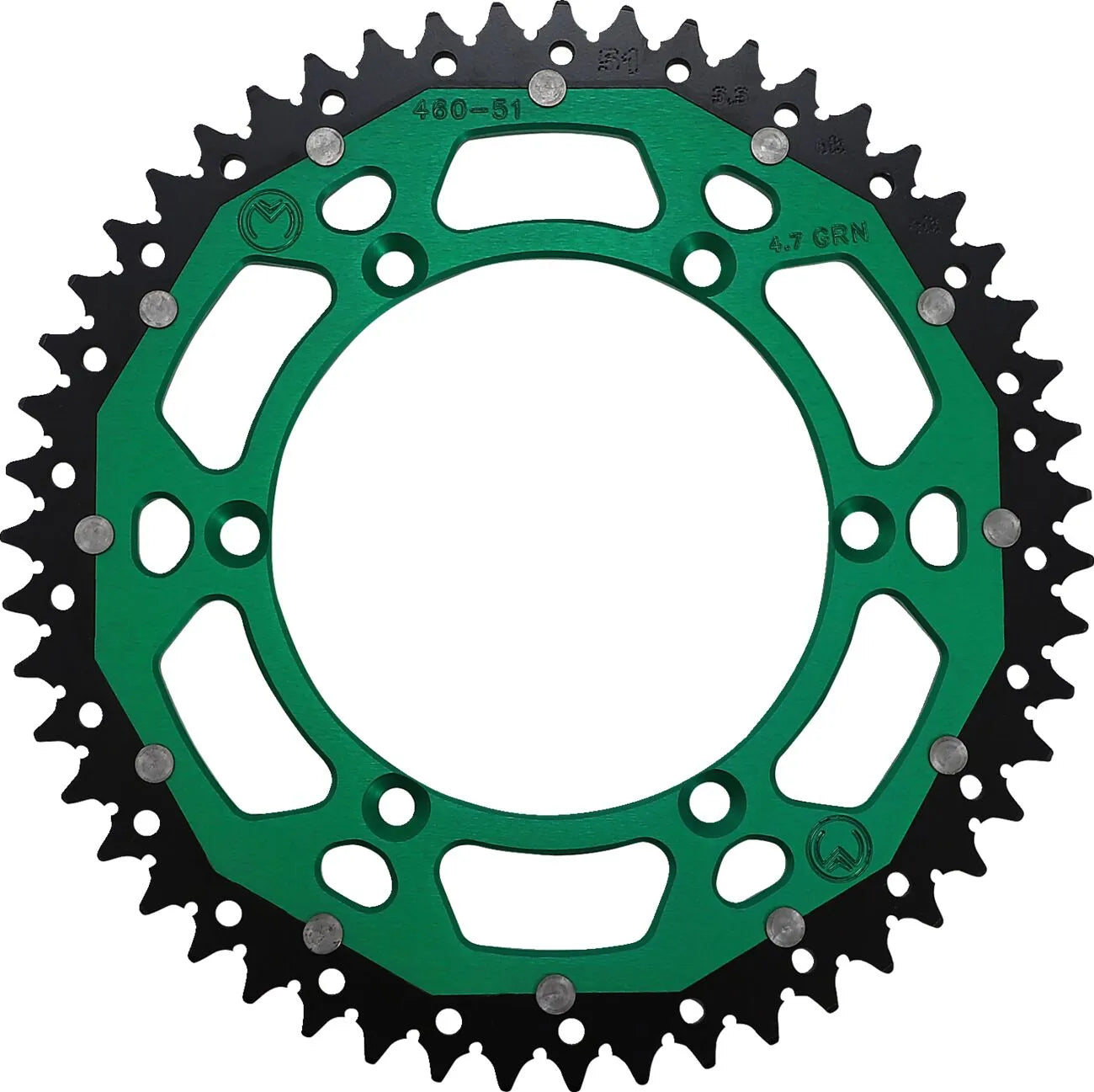 Moose Offroad Dual Sprocket - 520 Chain, 51 Tooth