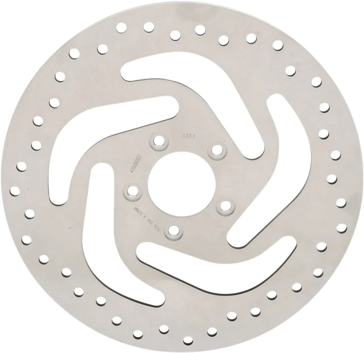 Drag Specialties Stainless Steel Drilled Brake Rotor 300mm - Front
