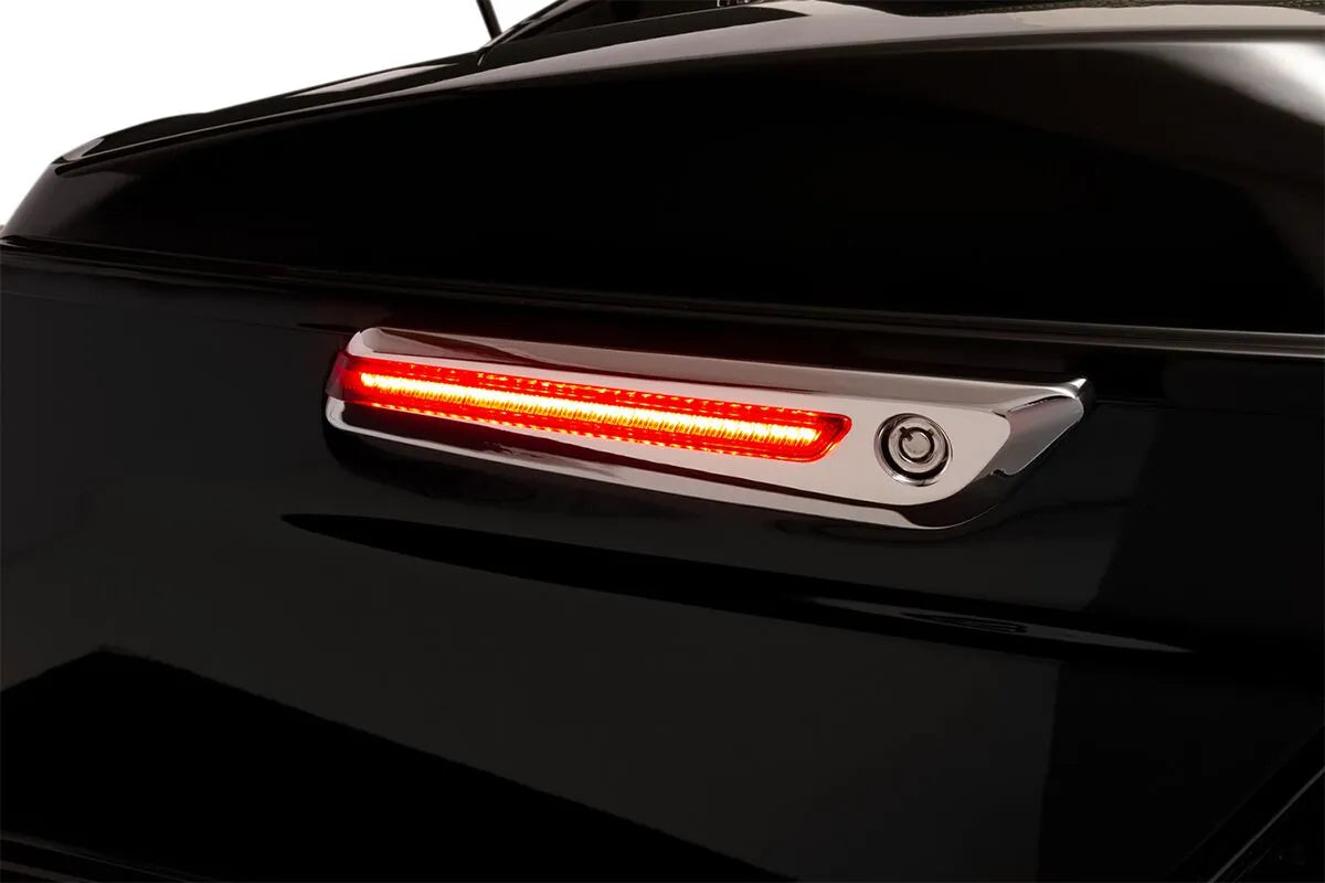 Ciro Led Saddlebag Hinge Covers - Chrome