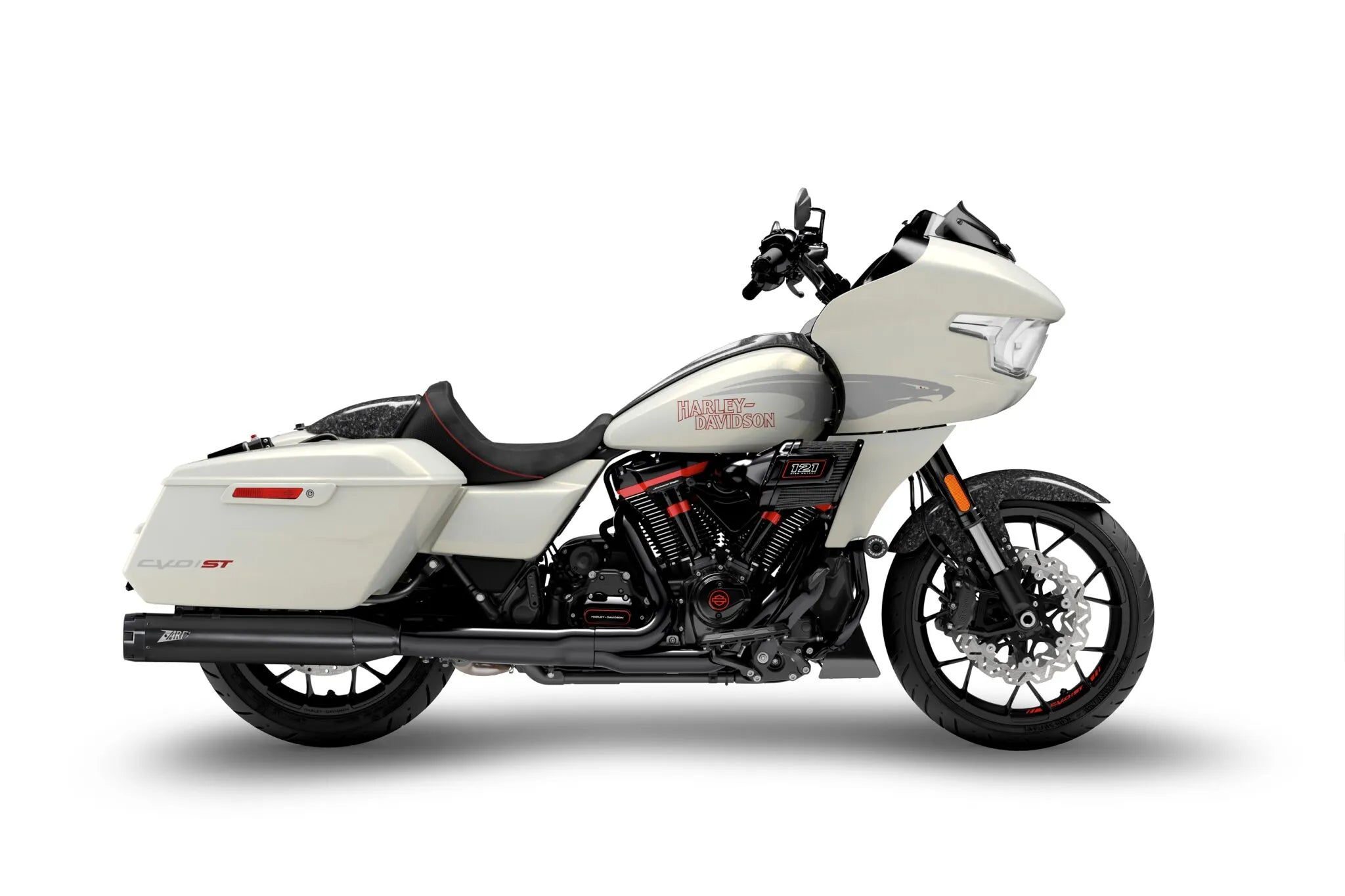 Zard 4.5" Slip-on Mufflers For Harley-davidson Touring - ECE Street Legal Approved