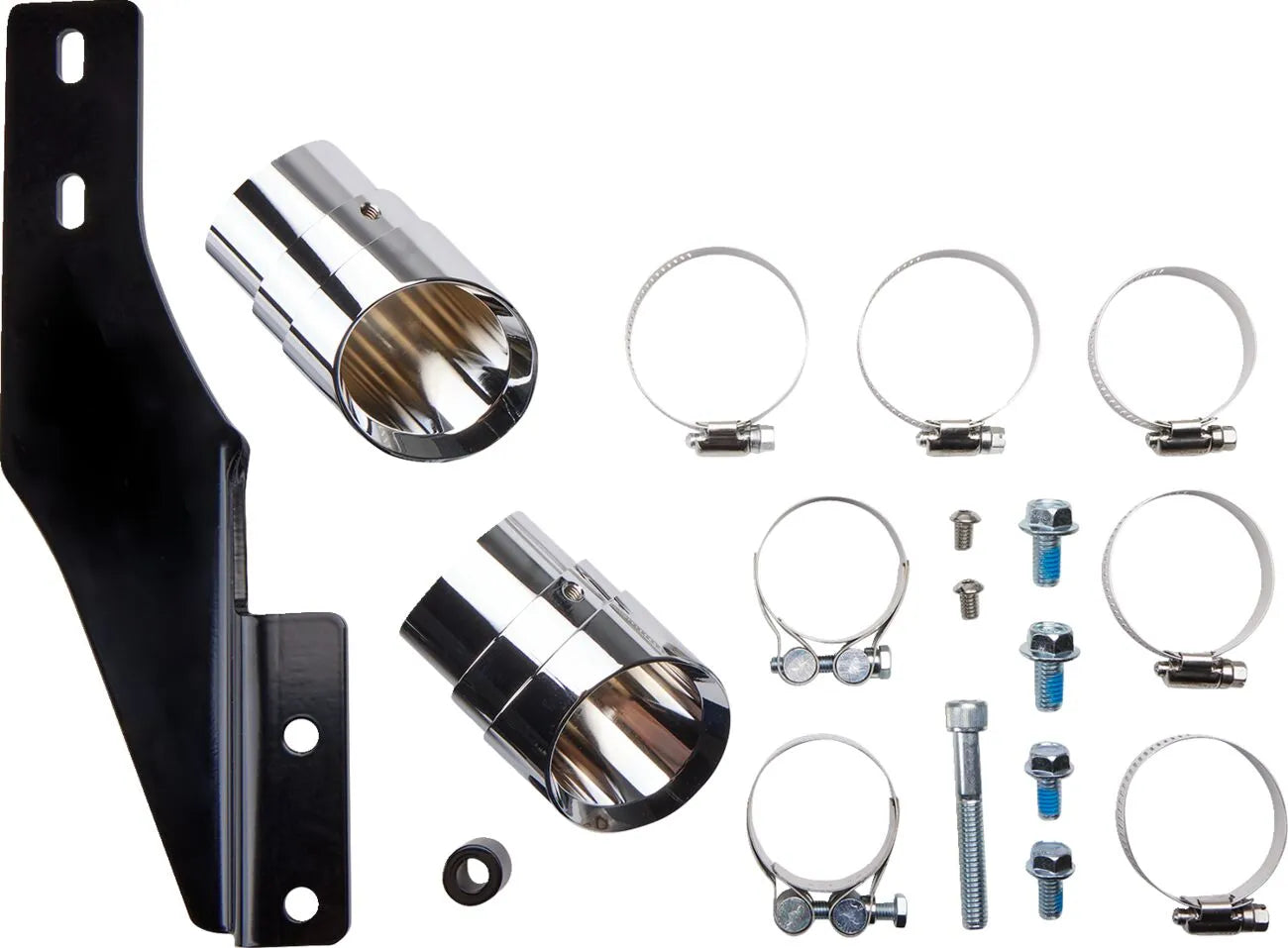 Cobra Speedster Slashdown Exhaust System - 2-into-2 Chrome