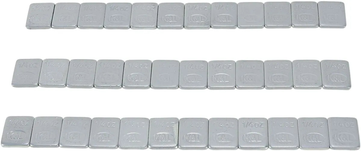 K&L SUPPLY Quickstick Wheel Weights for Motorcycle Wheels