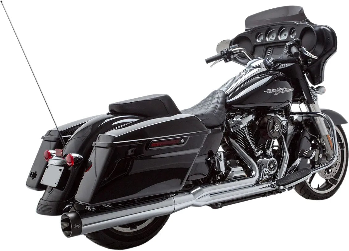 S&s Cycle 2-into-1 Sidewinder Exhaust System For Baggers