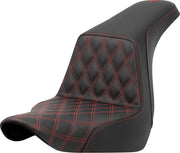 Saddlemen Lattice Stitch Step-up Seat - For Harley Davidson