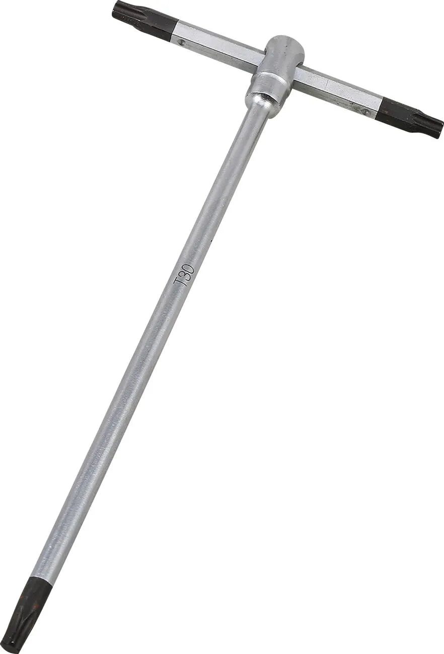 Bikeservice T-Handle Torx Wrench T30 180mm Silver