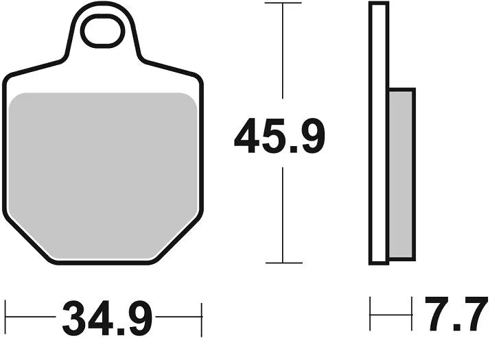 Sbs Rst Sintered Brake Pads For High-performance Bikes - Front