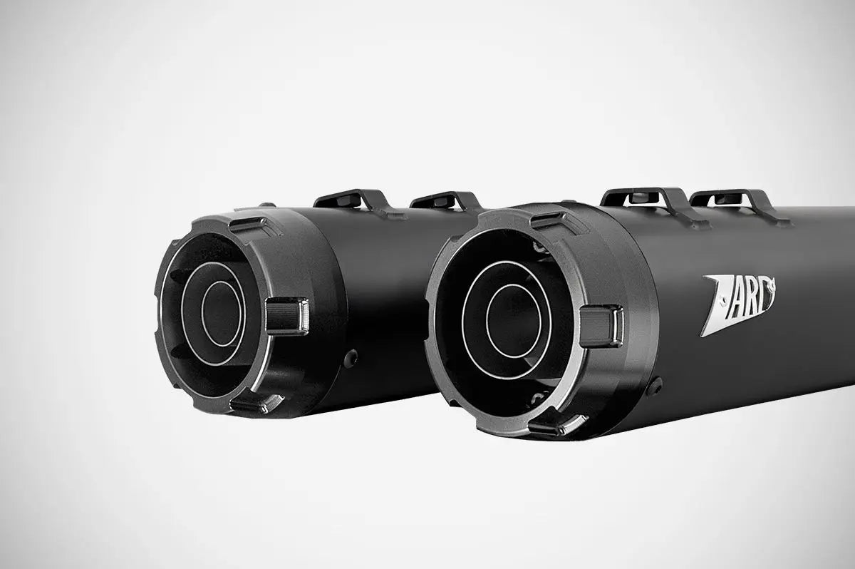 Zard 4.33" Slip-ons Flat Muffler For Hd-touring E3