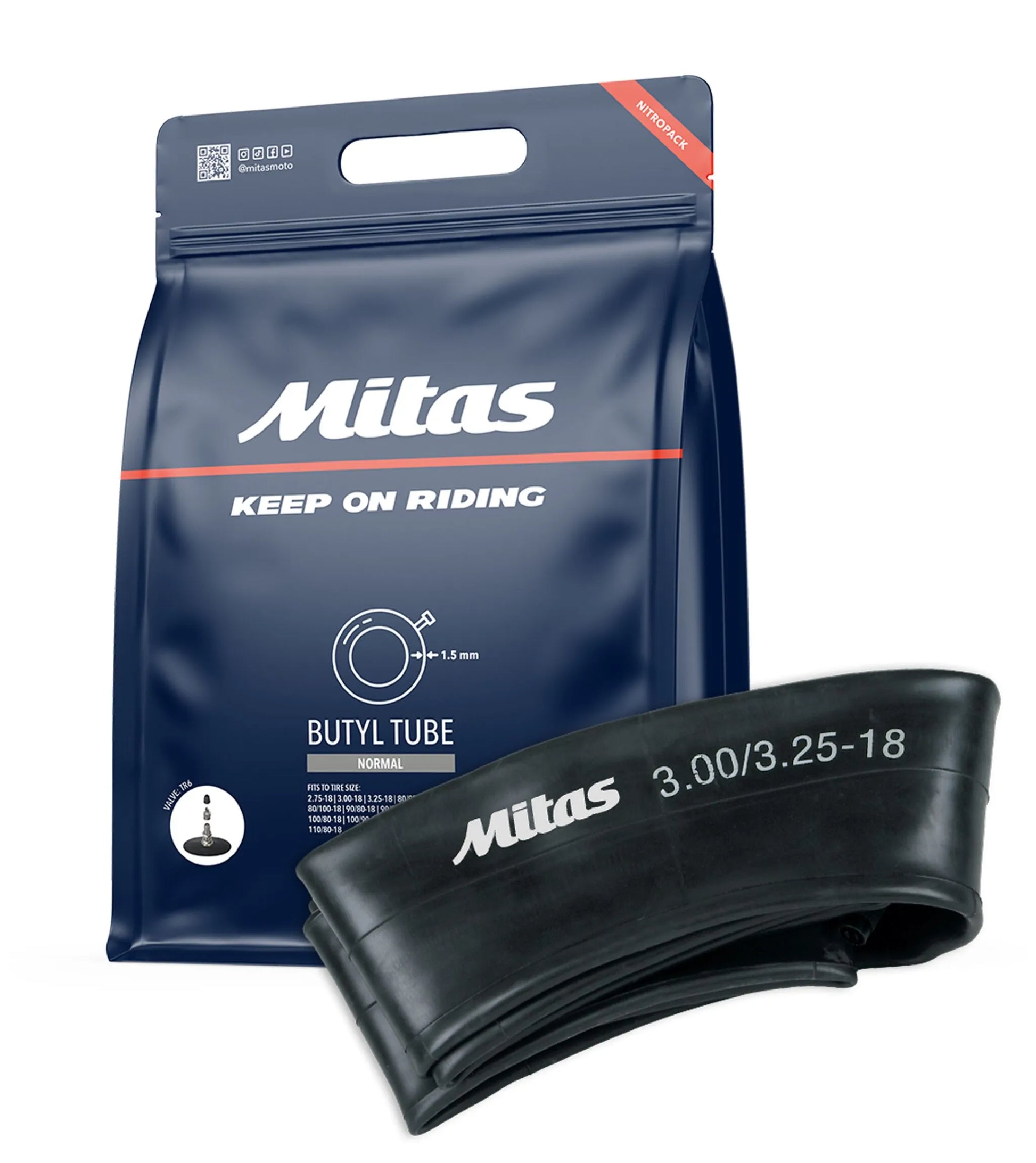MITAS Standard Duty Motorcycle Inner Tube