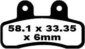 Ebc Fa Series Organic Brake Pads