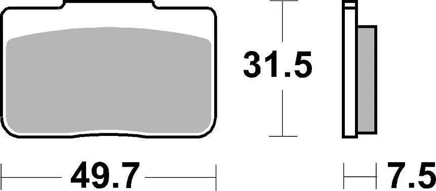 Sbs Rq Road Racing Carbon Tech Brake Pad - Rear