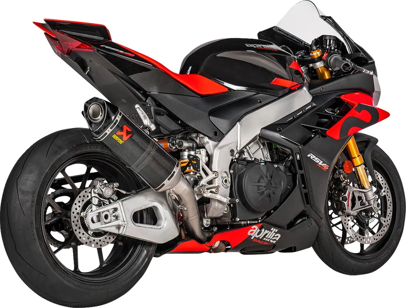 Akrapovic Slip-on Line Muffler For Aprilia - Carbon Fiber