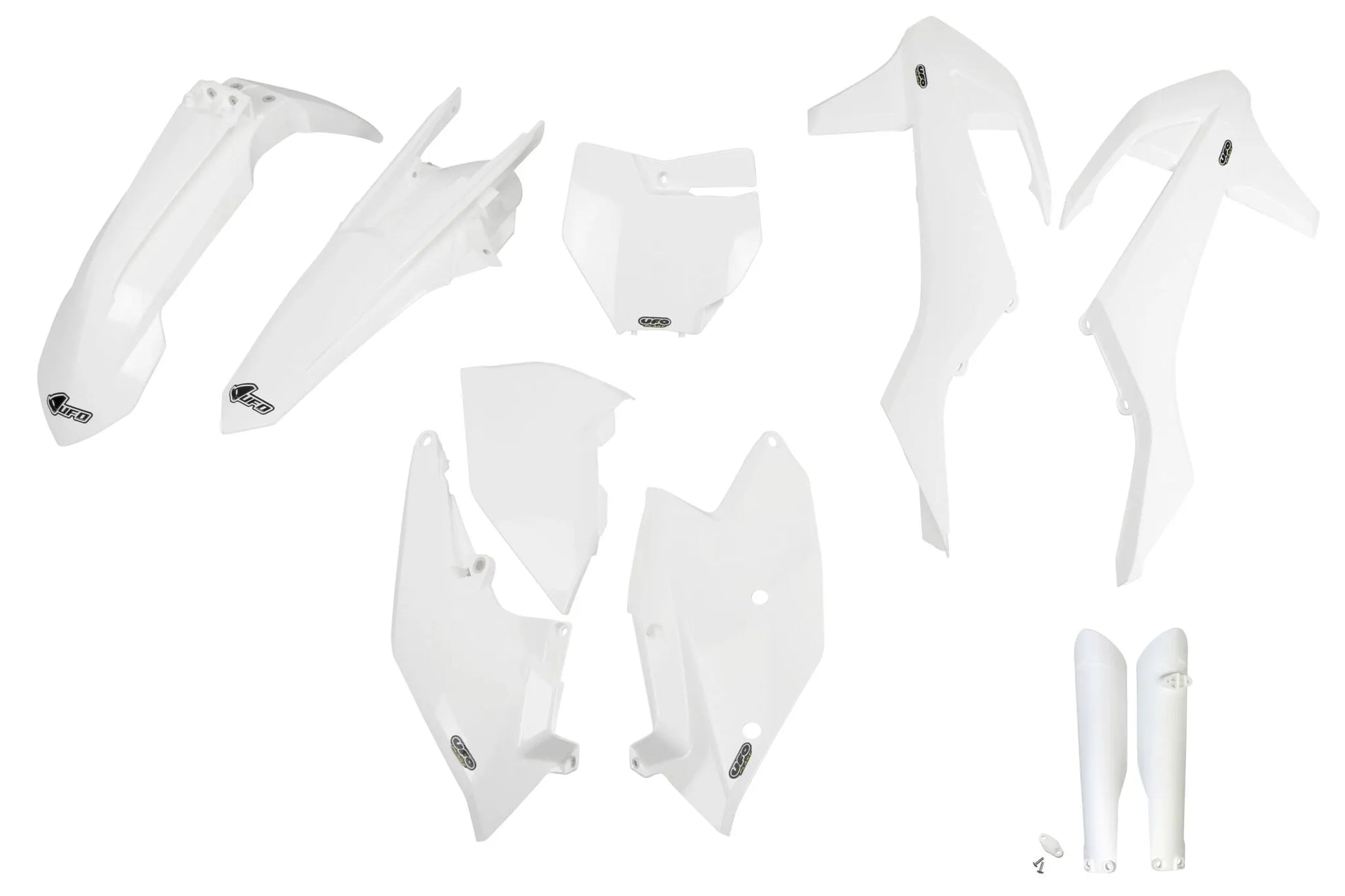 UFO Replacement MX Body Kit - KTM White