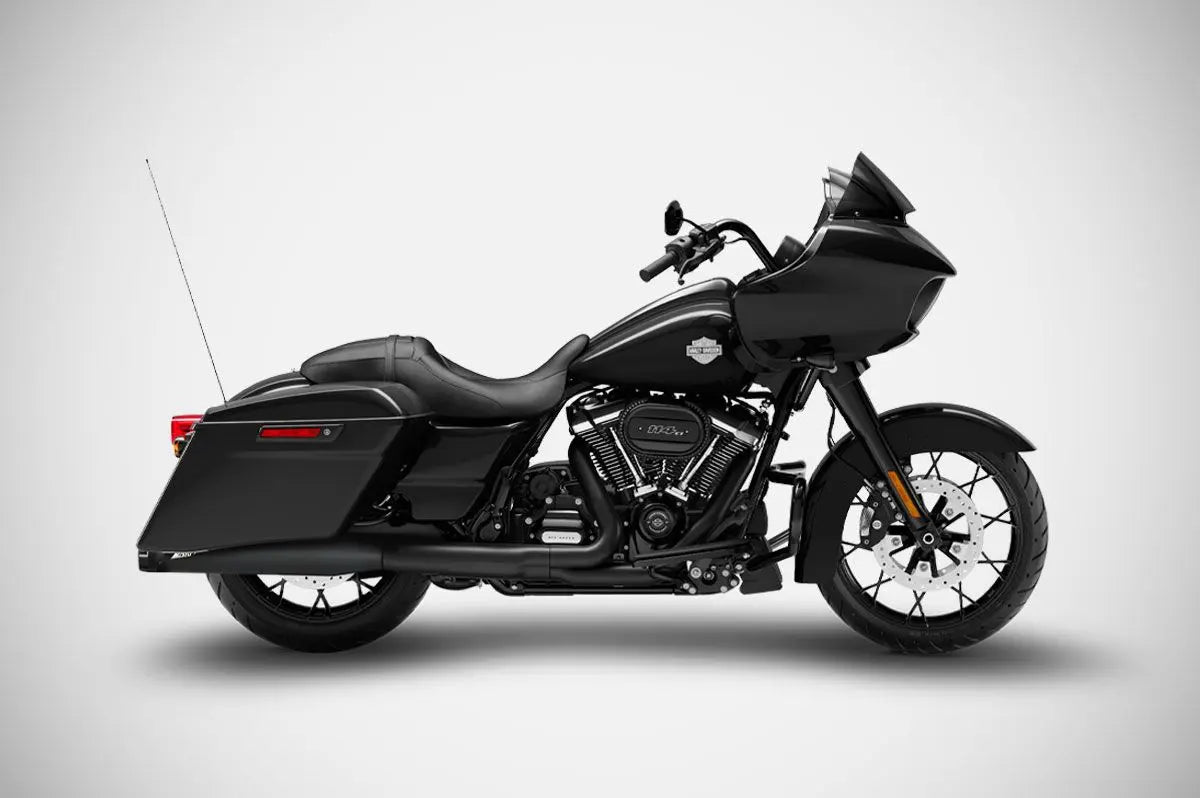 Zard 4.33" Slip-ons Flat Muffler For Hd-touring E3 - ECE Street Legal Approved