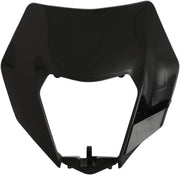 Ufo Headlight Plastic - Black