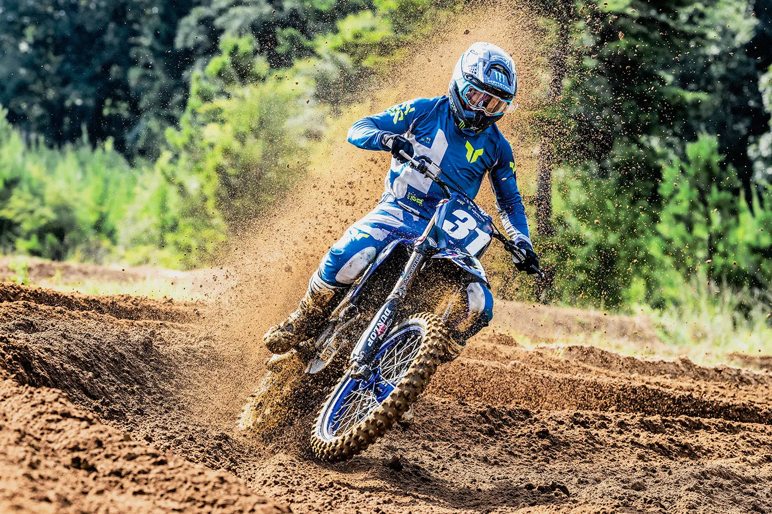 Thor Launchmode Forge Jersey - Blue/Gray/Fluorescent Yellow