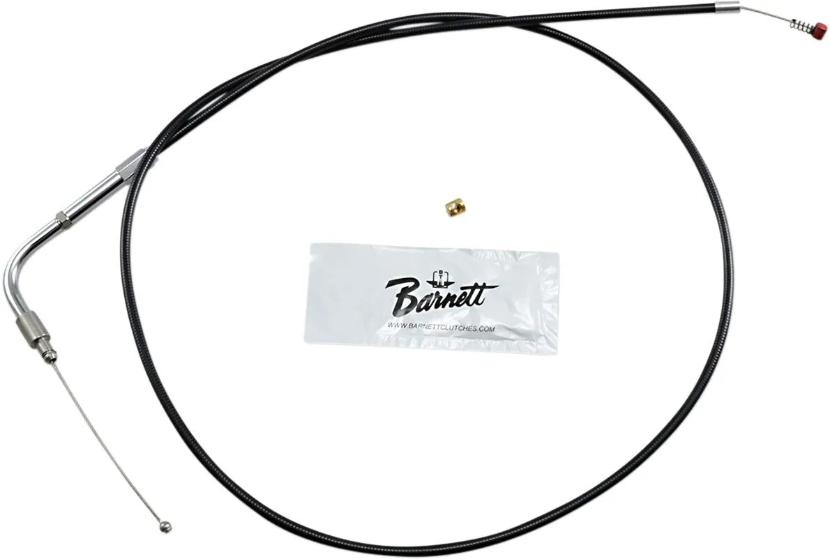 Barnett Black Vinyl Standard Idle Cable for HD Electra Glide