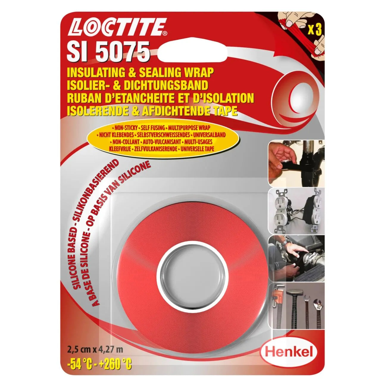 Loctite Self-fusing Silicone Rubber Repair Wrap