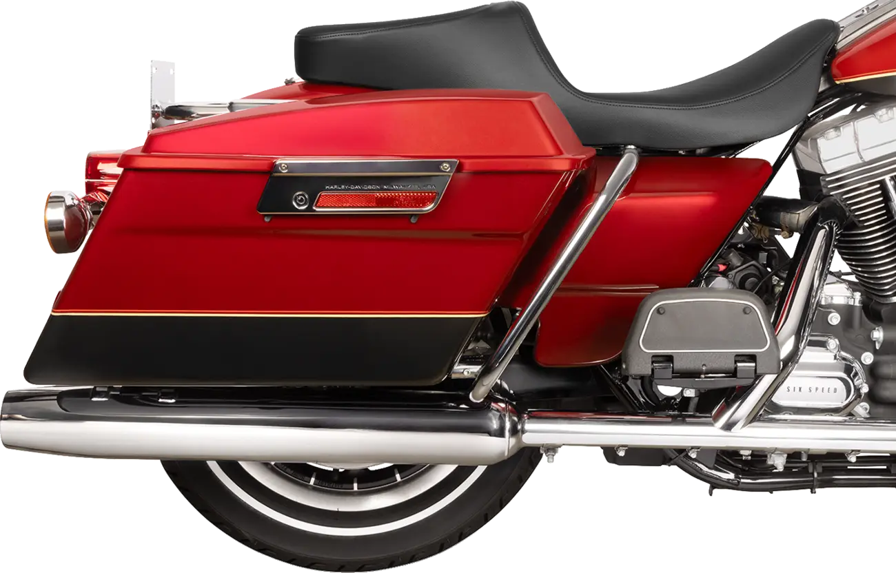 Drag Specialties Performance Predator 2-up Seat - For Harley Davidson