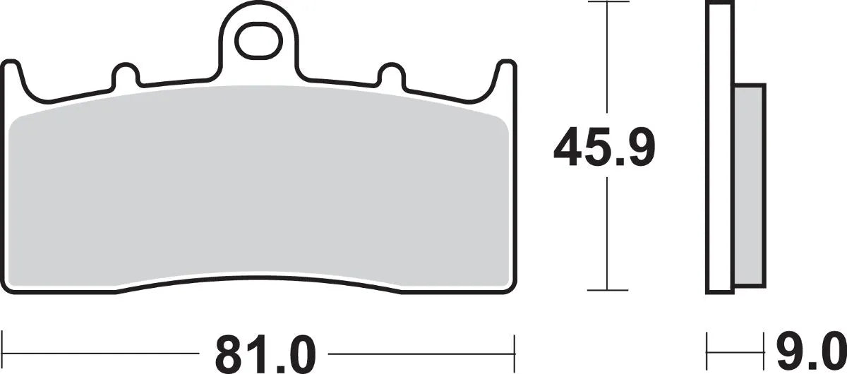 Sbs Hs Street Excel Sintered Front Brake Pads - Front