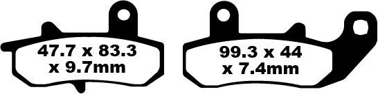 Ebc Fa Series Organic Brake Pads - Rear