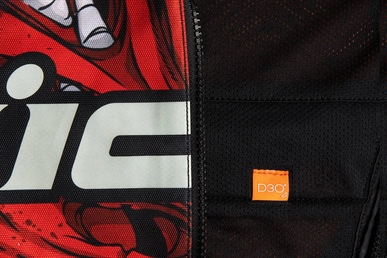 Icon Airform Manik'r Jacket - Black/Red/Dark Gray/White/Light Gray