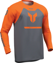 Thor Youth Ridemode Menace Jersey - Orange/Charcoal Gray