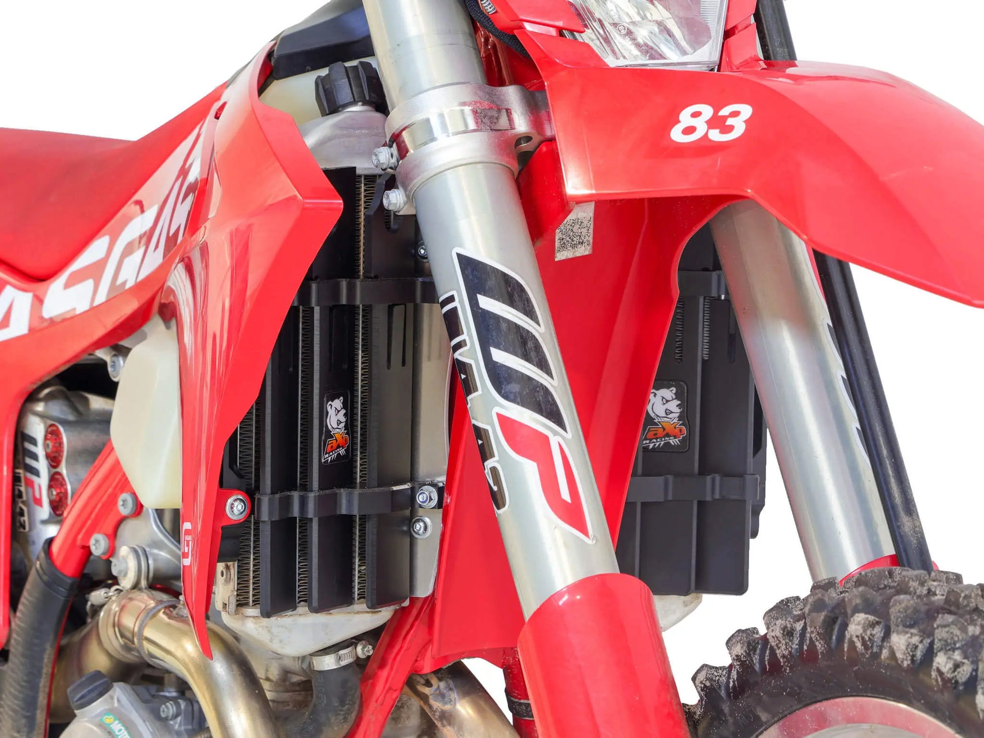 Axp Racing HDPE Radiator Braces for Radiator Protection