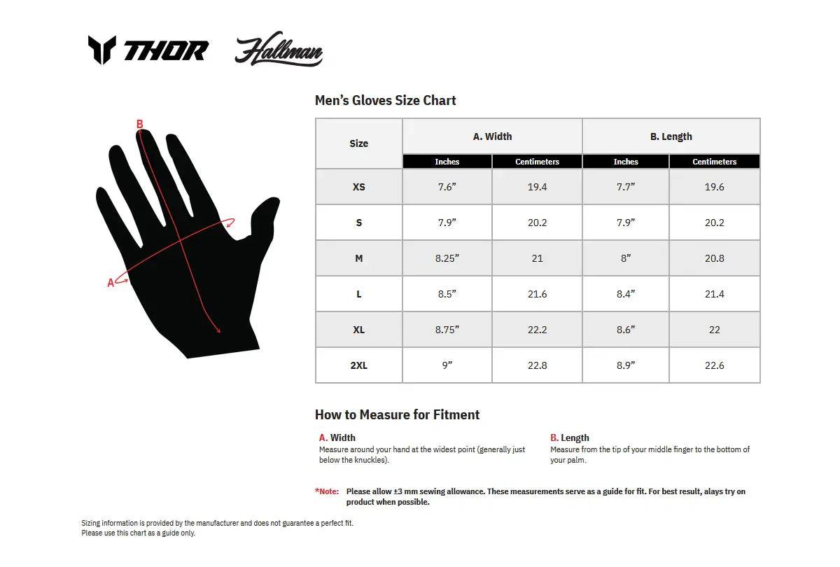 Thor Launchmode Xp Gloves - Black