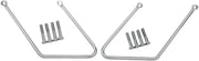 Drag Specialties Chrome Saddlebag Support Brackets